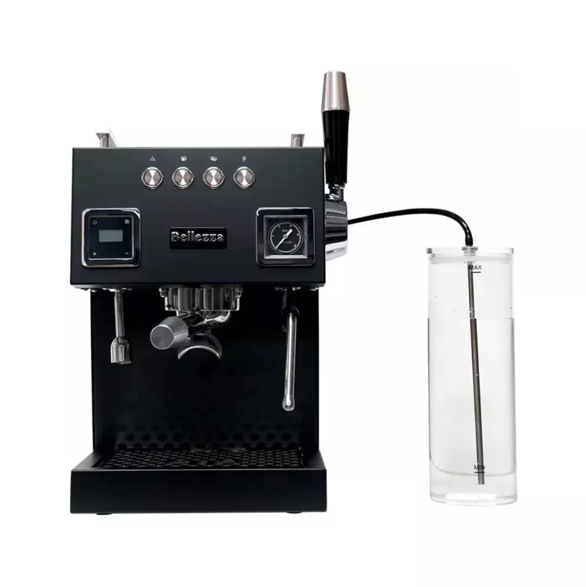 Dual-Boiler Semi-Automatic Espresso Machine – Bellezza Bellona (Black)
