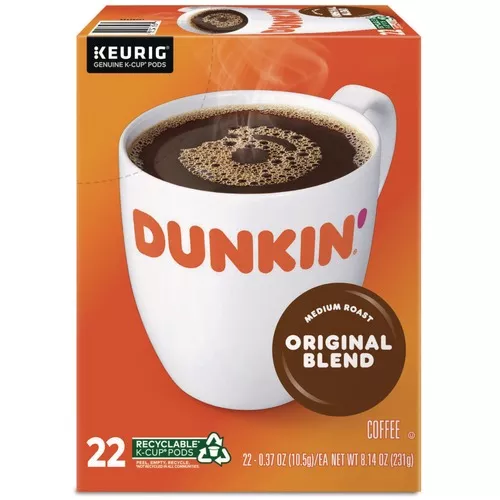 Dunkin' 5000380509 K-Cup Pods - Original Blend (22/Box)