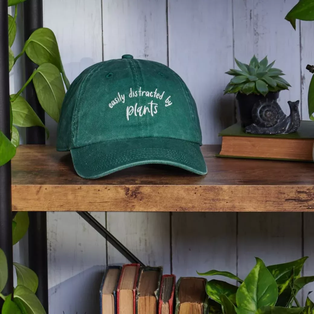 Easily Distracted by Plants Ball Cap
