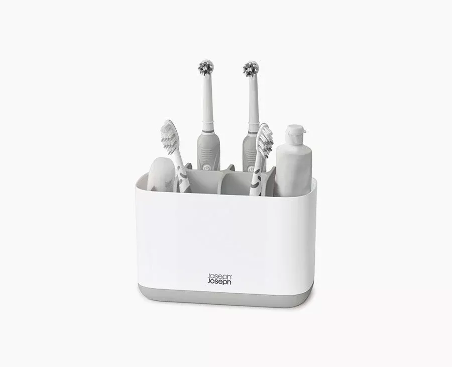 EasyStore™ Large Light Gray Toothbrush Holder