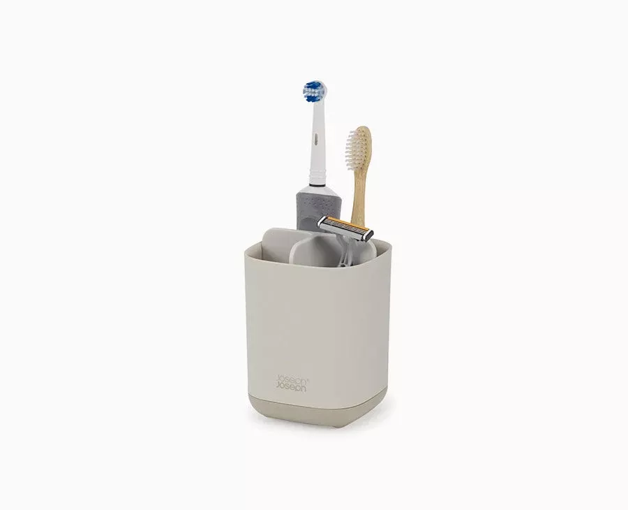 EasyStore™ Matt Ecru Toothbrush Holder