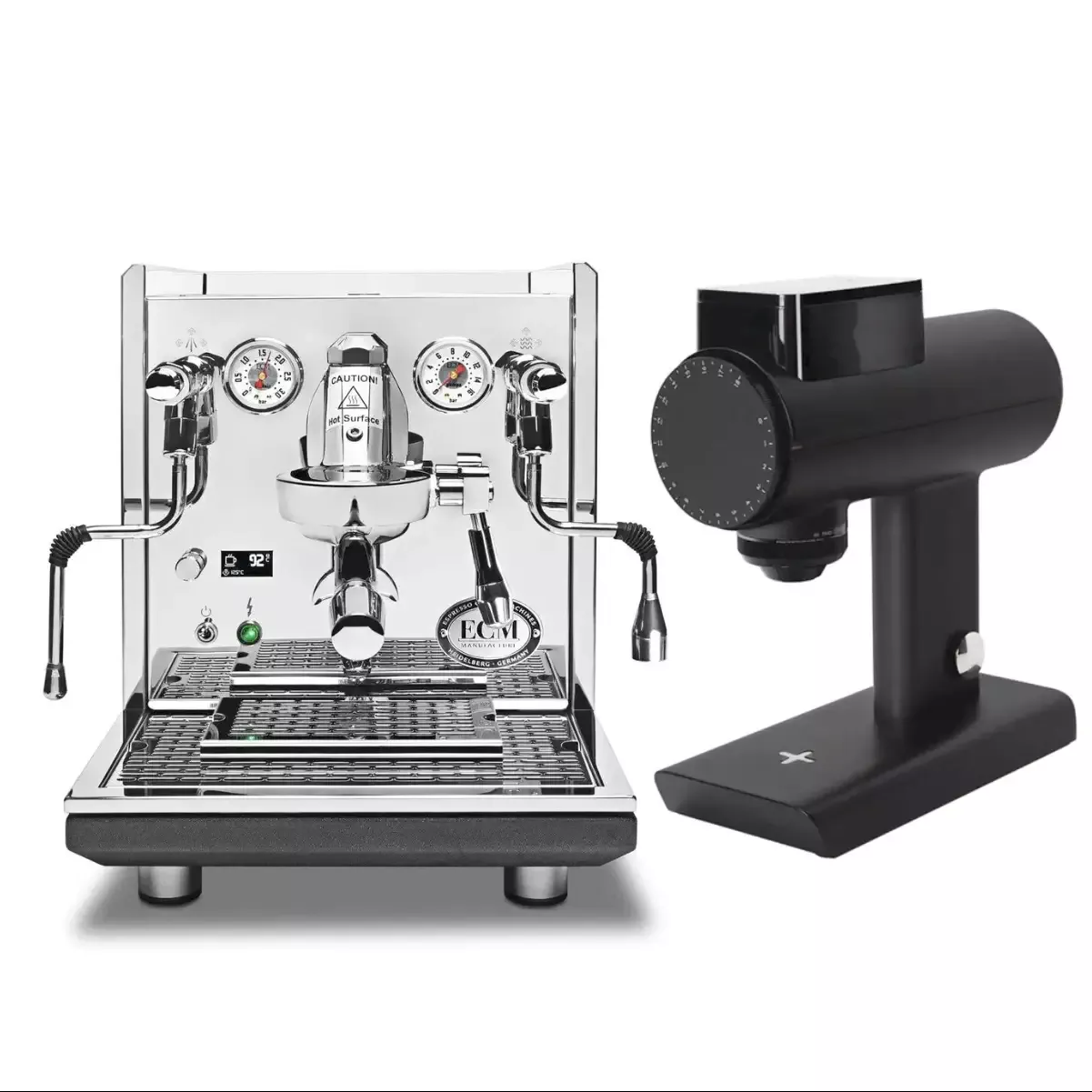 ECM Synchronika II Espresso Machine with Timemore Sculptor 078S Grinder (Black) Bundle