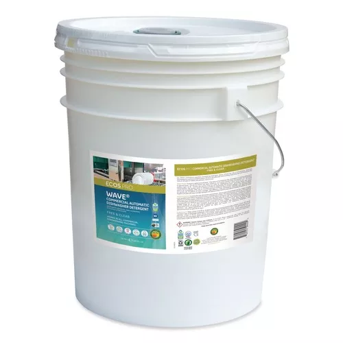 ECOS PRO PL9440/05 5 gal. Pail Wave Commercial Automatic Dishwasher Detergent - Free and Clear