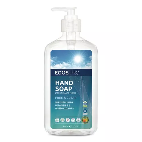 ECOS PRO PL9663/6 17 oz. Liquid Hand Soap - Free and Clear Scent