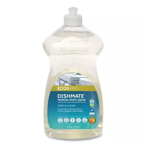 ECOS PRO PL9721/6 Dishmate 25 oz. Bottle Manual Dish Liquid