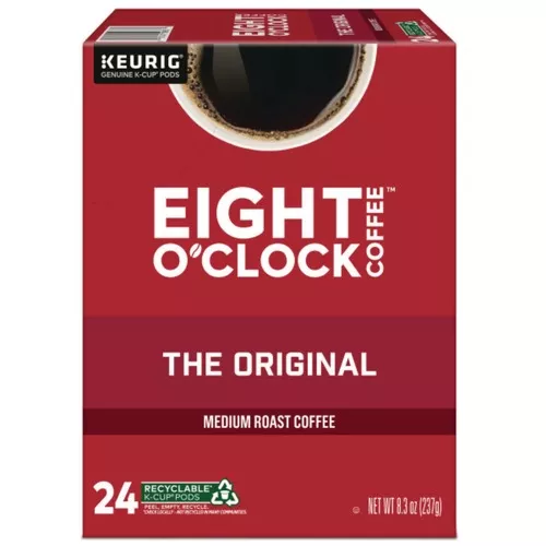 Eight O'Clock 5000356156 Coffee K-Cups - Original (24/Box)