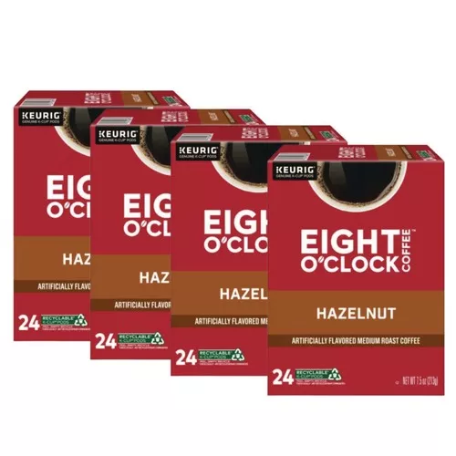 Eight O'Clock 5000359069 Coffee K-Cups - Hazelnut (96/Carton)