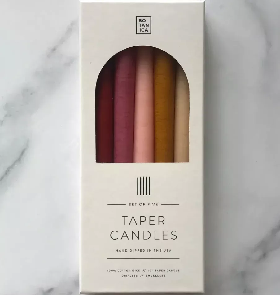 Elemental Taper 6 Pack Candles - Fire