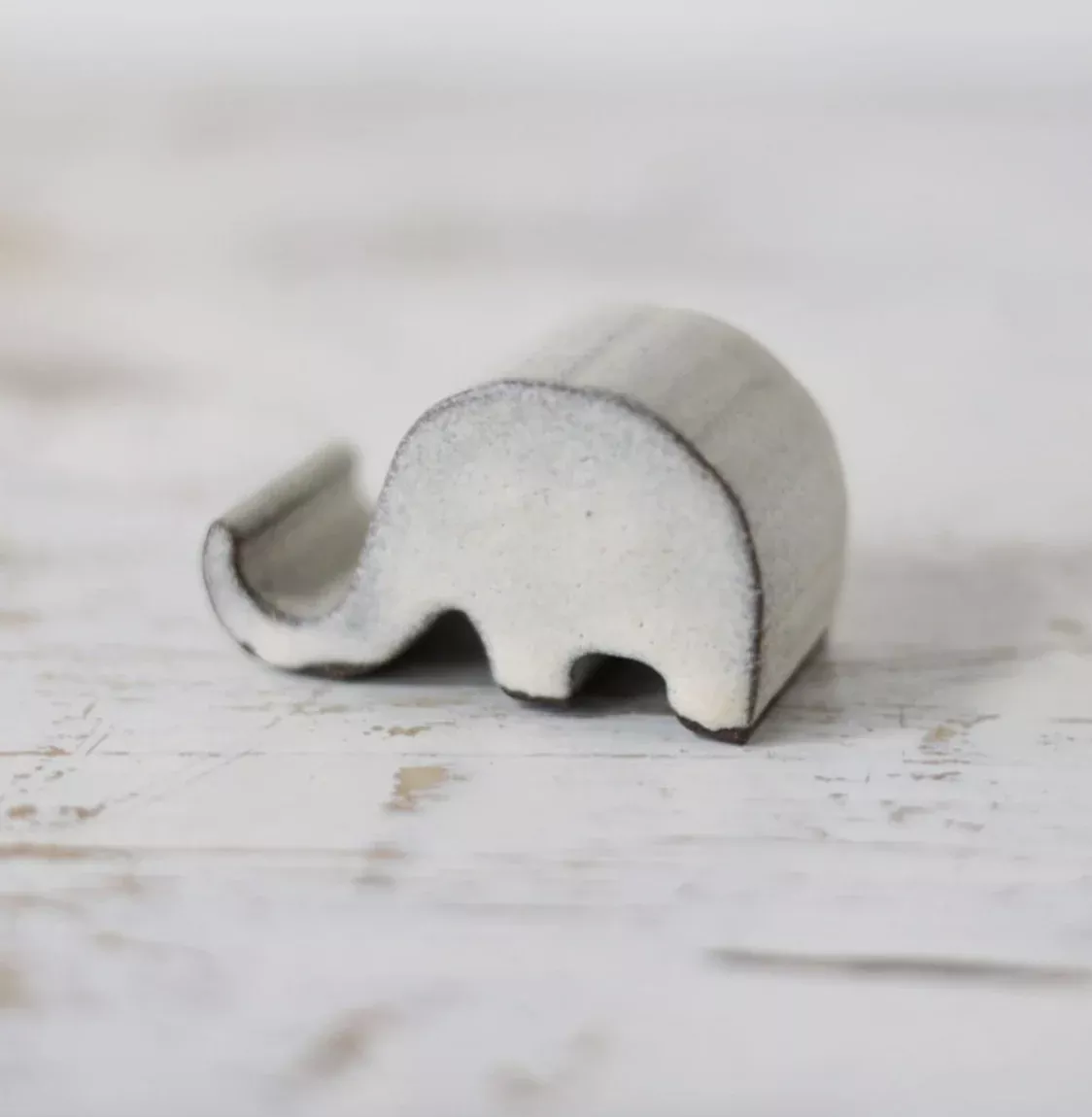 Elephant Phone and Business Card Stand