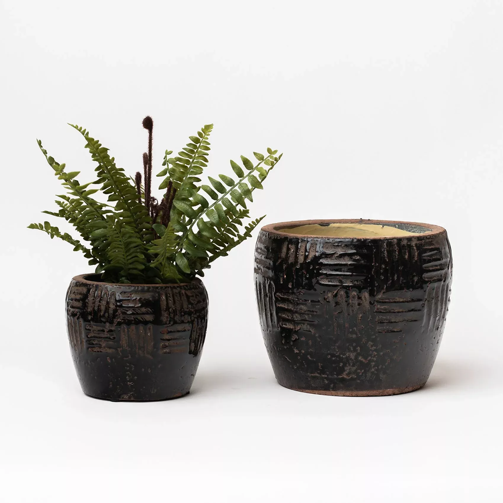 Embossed Terracotta Planter