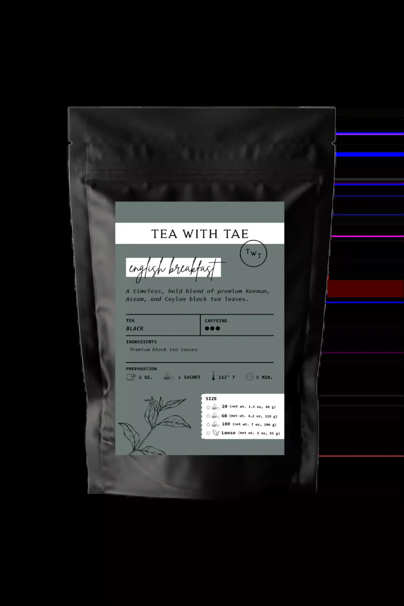 English Breakfast Black Tea Pouch
