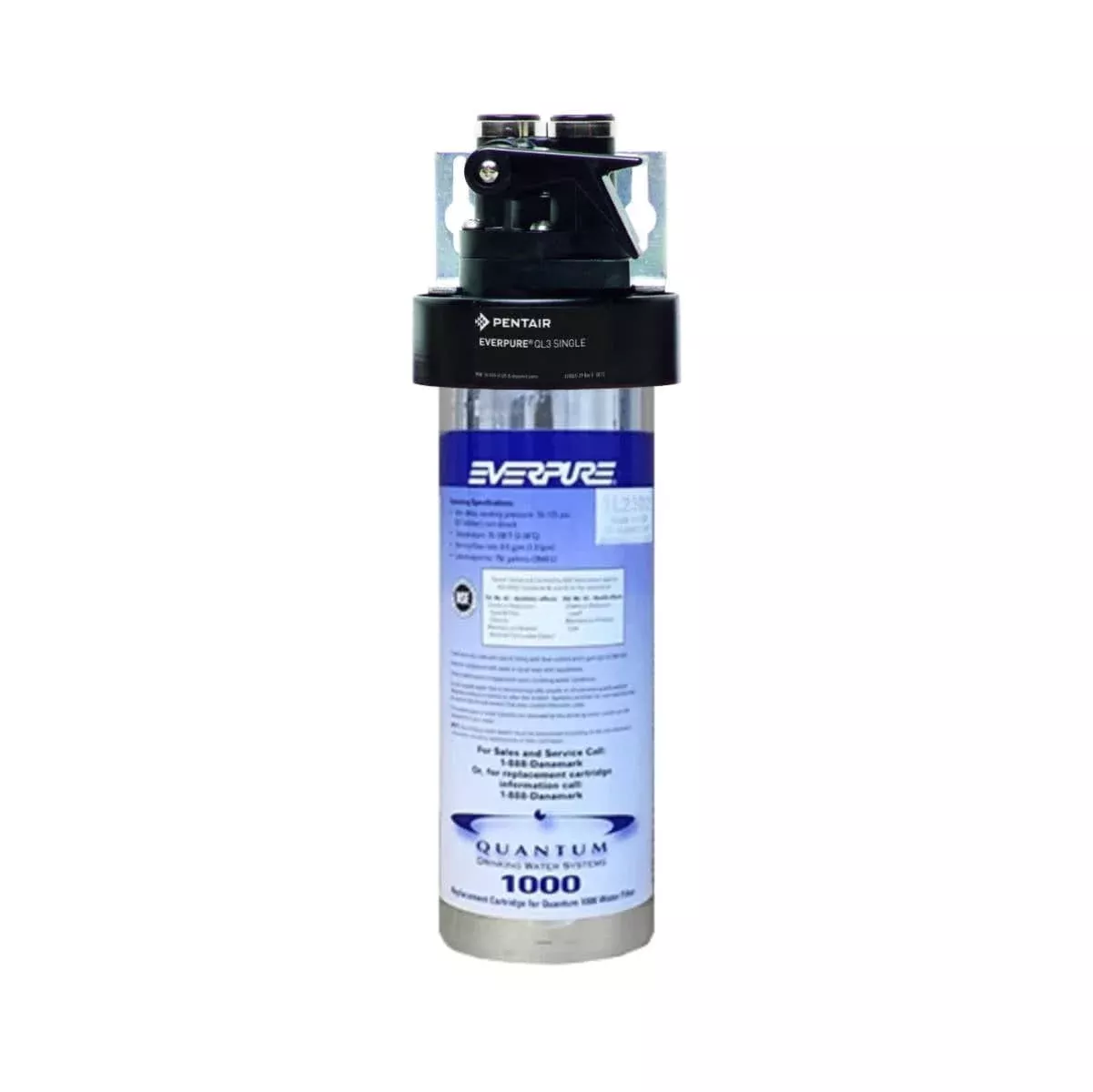Everpure Quantum 1000 Water Filtration System (750 gal. Medium Capacity For Commercial Coffee Machines)