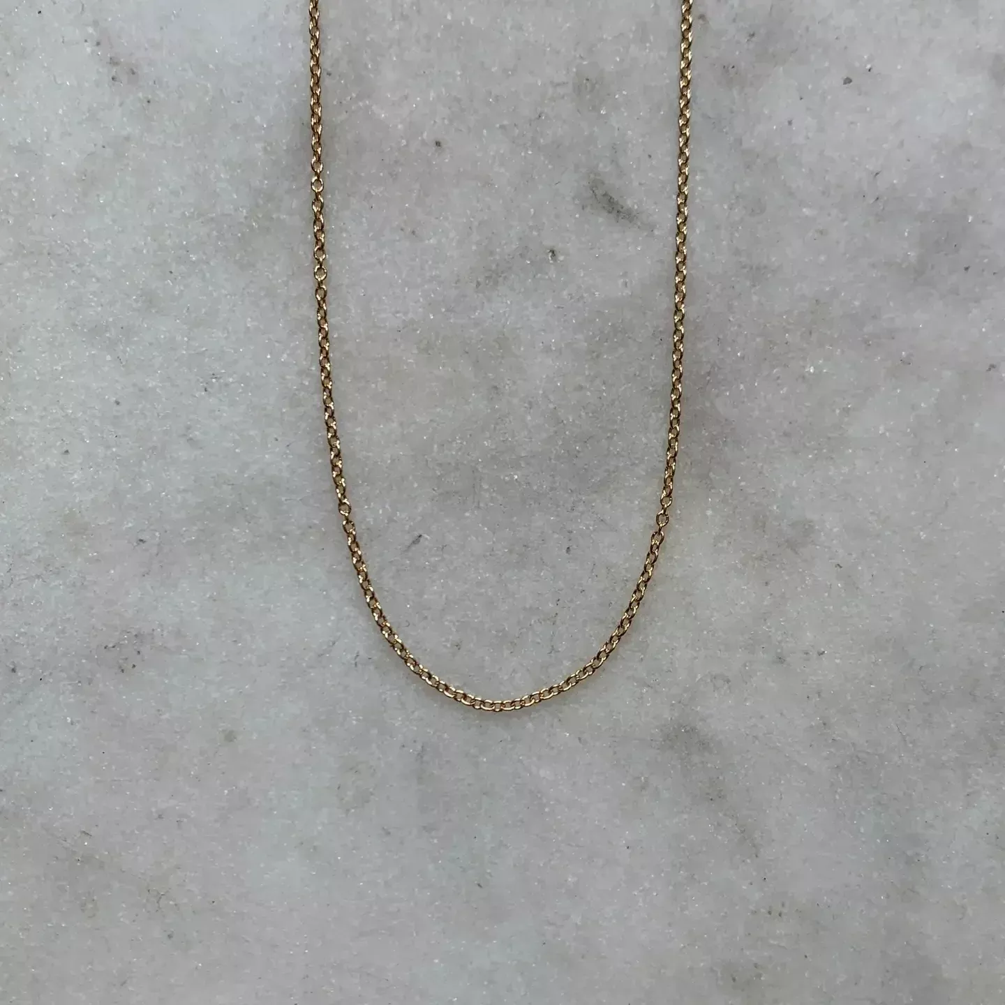 Everyday Chain Necklace - Gold Filled 18"