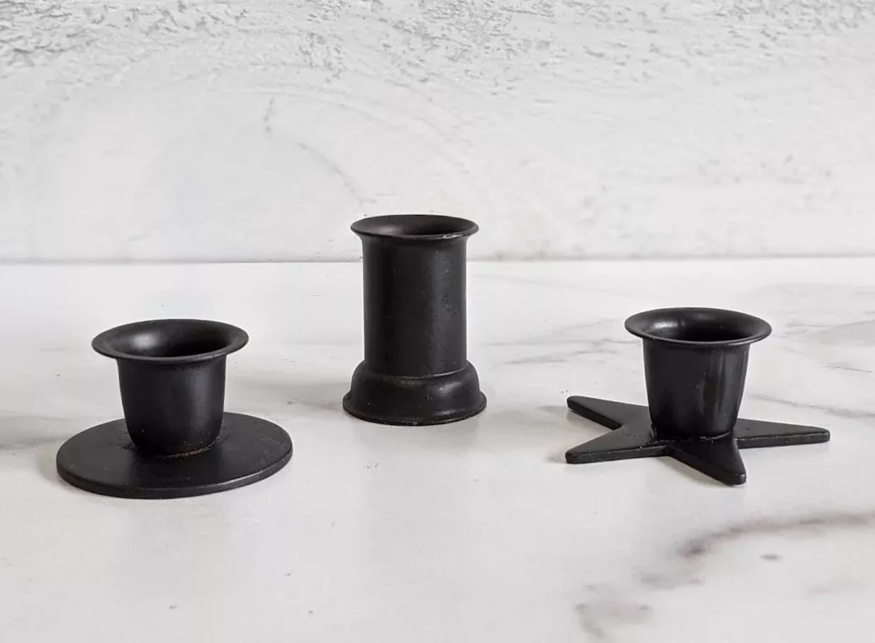 Farmhouse Single Taper Holder - Choice of Styles