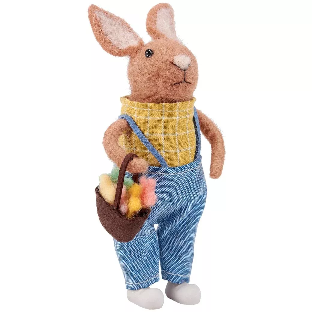 Felt Bunny Critter with Food Basket