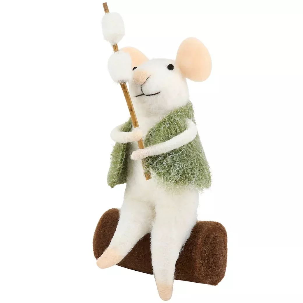 Felt S'mores Mouse Critter