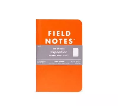 Field Notes Waterproof Expedition 3-Pack