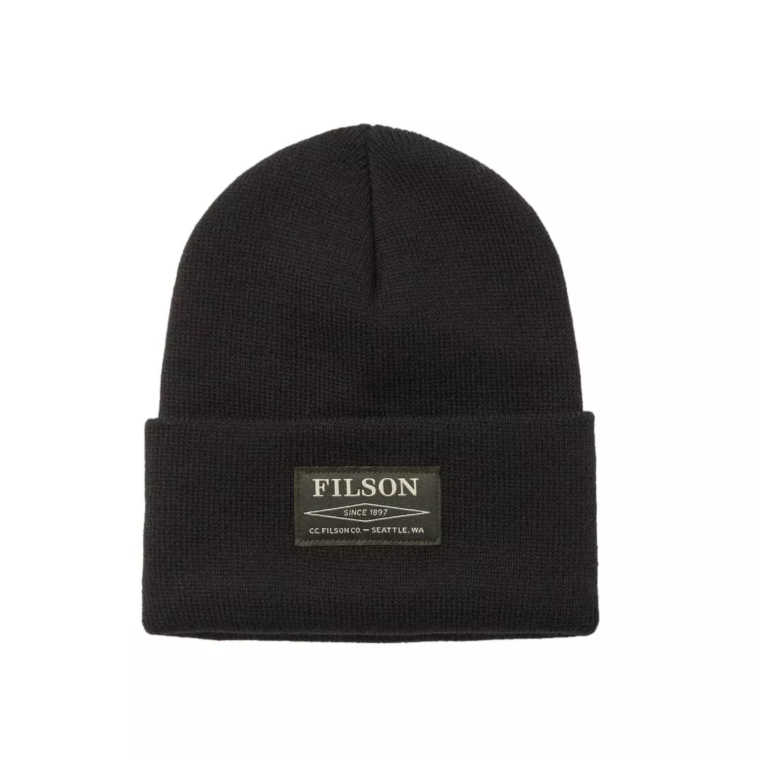 Filson Ballard Watch Cap Black
