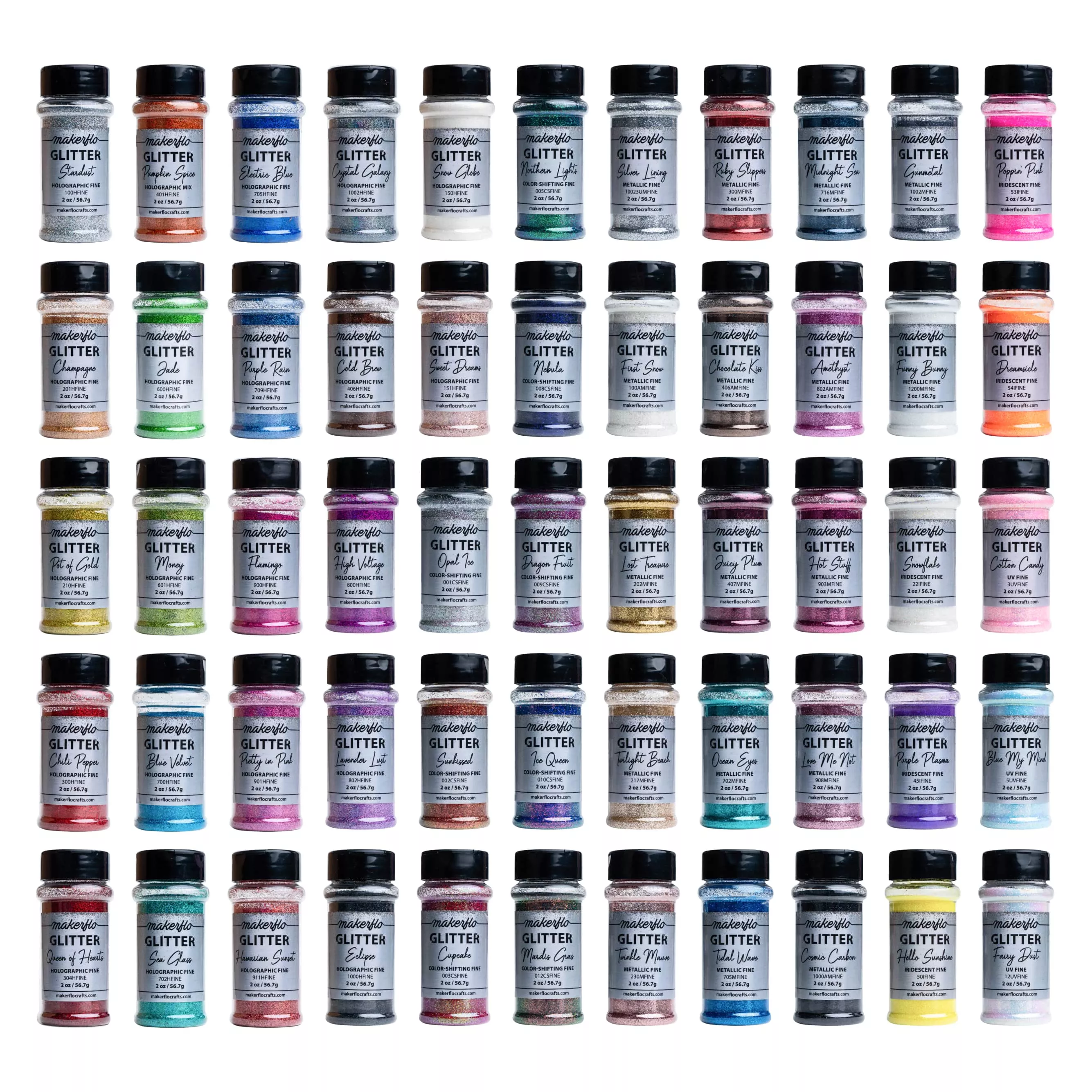 Fine Glitter Variety Pack (Set of 55)