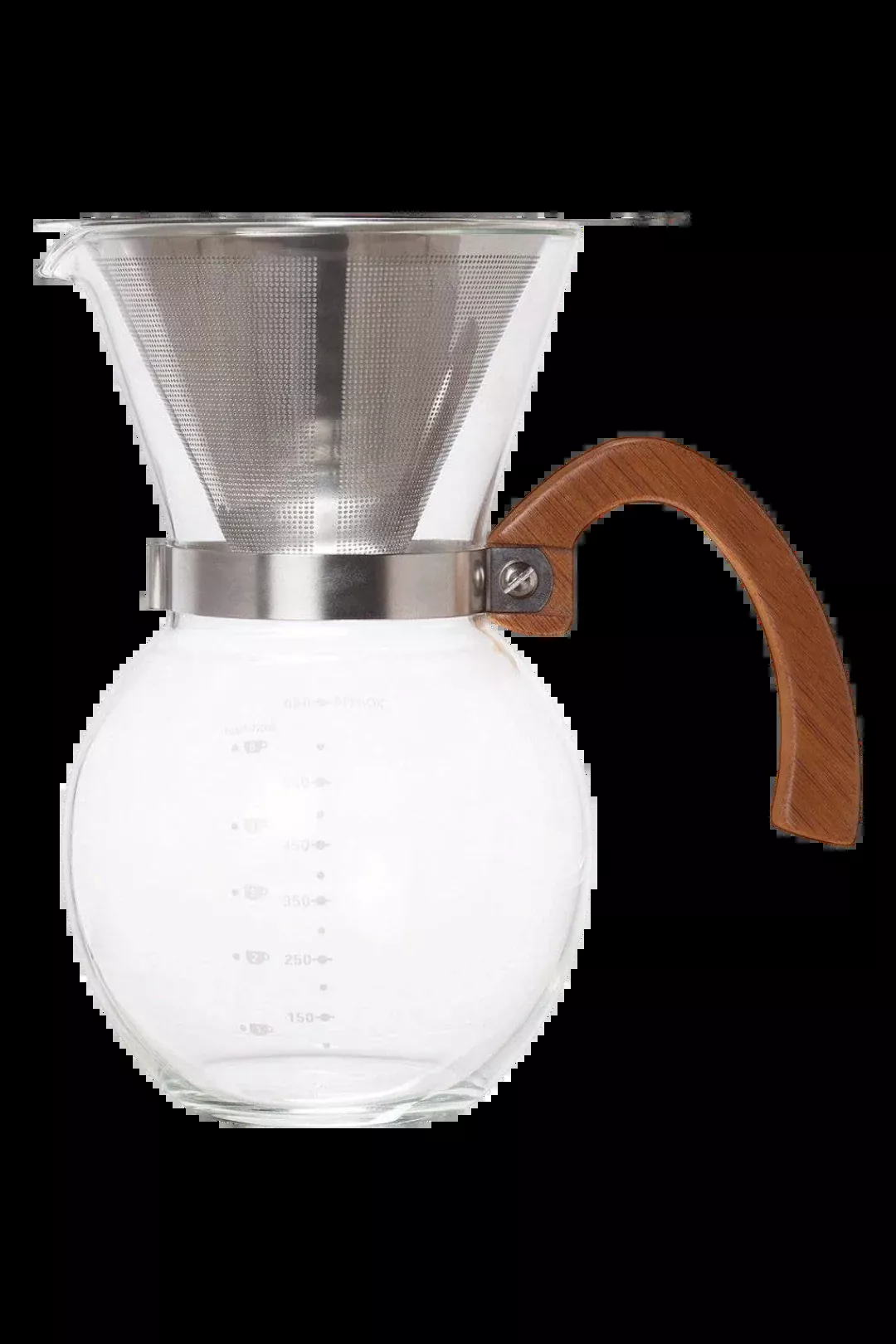 Fino Pour-Over Coffee Maker with Bamboo Handle – 22oz