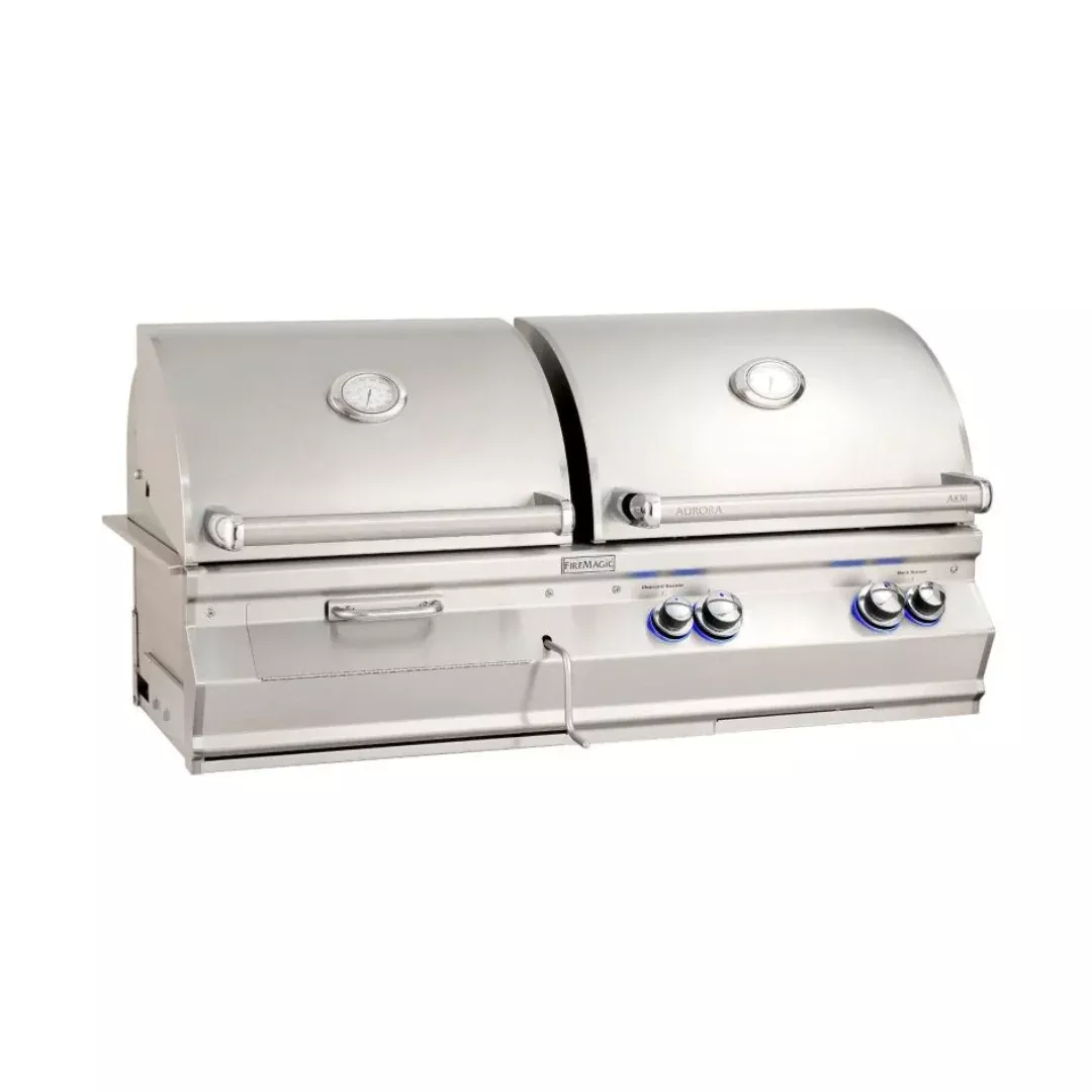 Fire Magic Aurora A830i 46-Inch Built-In Gas And Charcoal Combo Grill