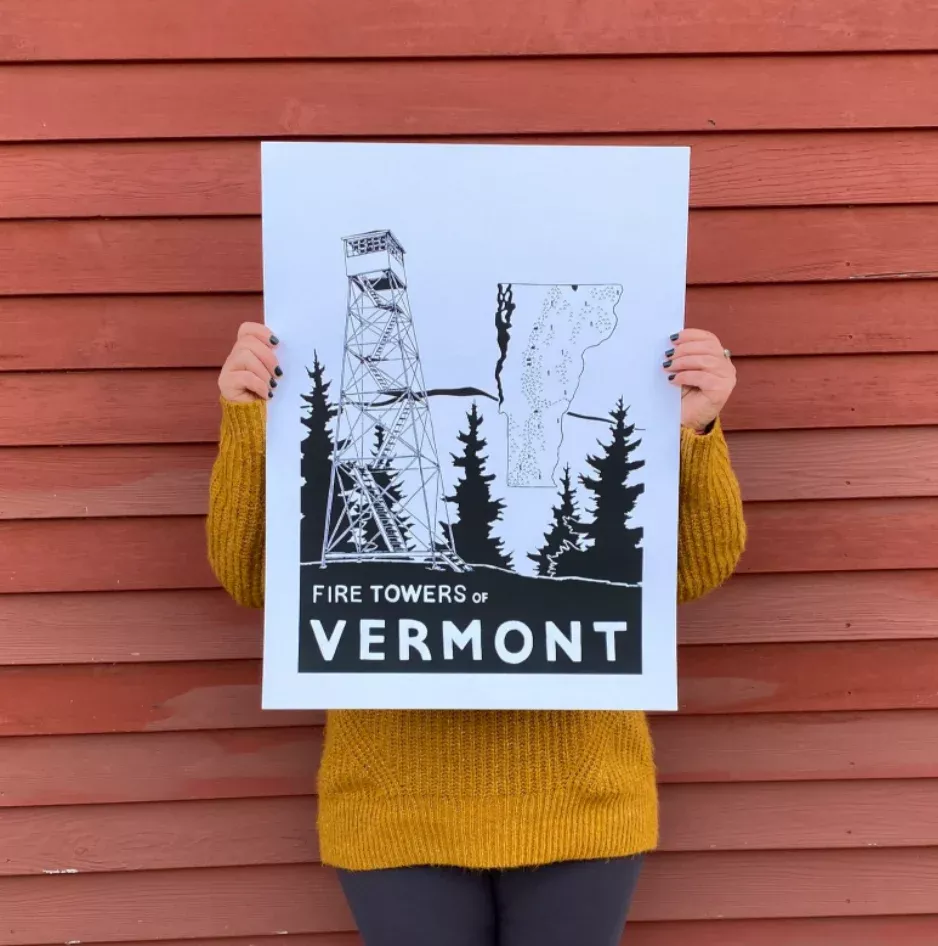 Firetower Print - 18x24