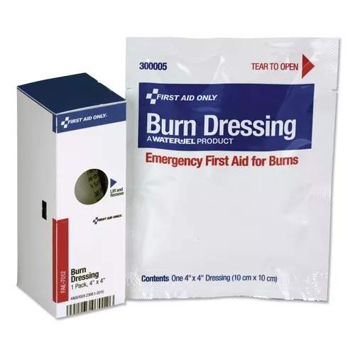 First Aid Only 16-004 SmartCompliance 4 x 4 Burn Dressing Refill - White (1/Box)