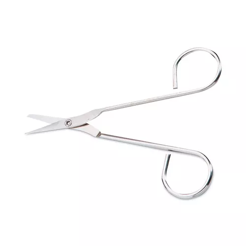 First Aid Only FAE-6004 4.5 in. Long Scissors - Straight Nickel Handle