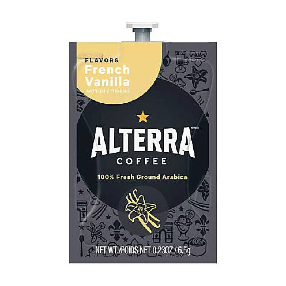 Flavia Alterra French Vanilla Medium Roast Coffee Freshpacks (Case of 100)