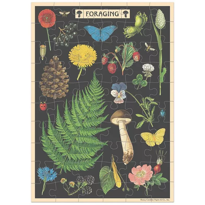 Foraging Puzzle Greeting Card