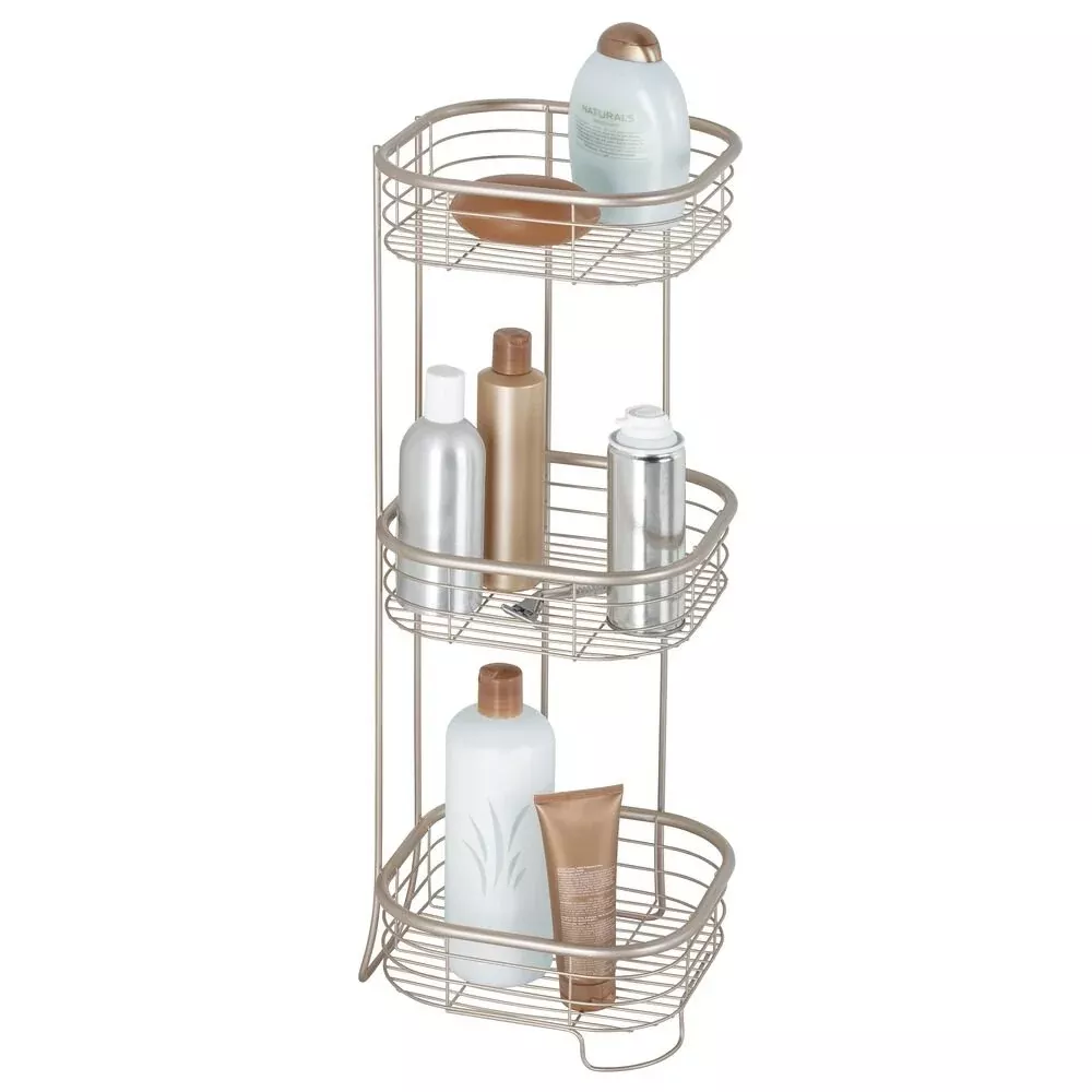Forma 3 Tier Shower Shelf- Square Satin