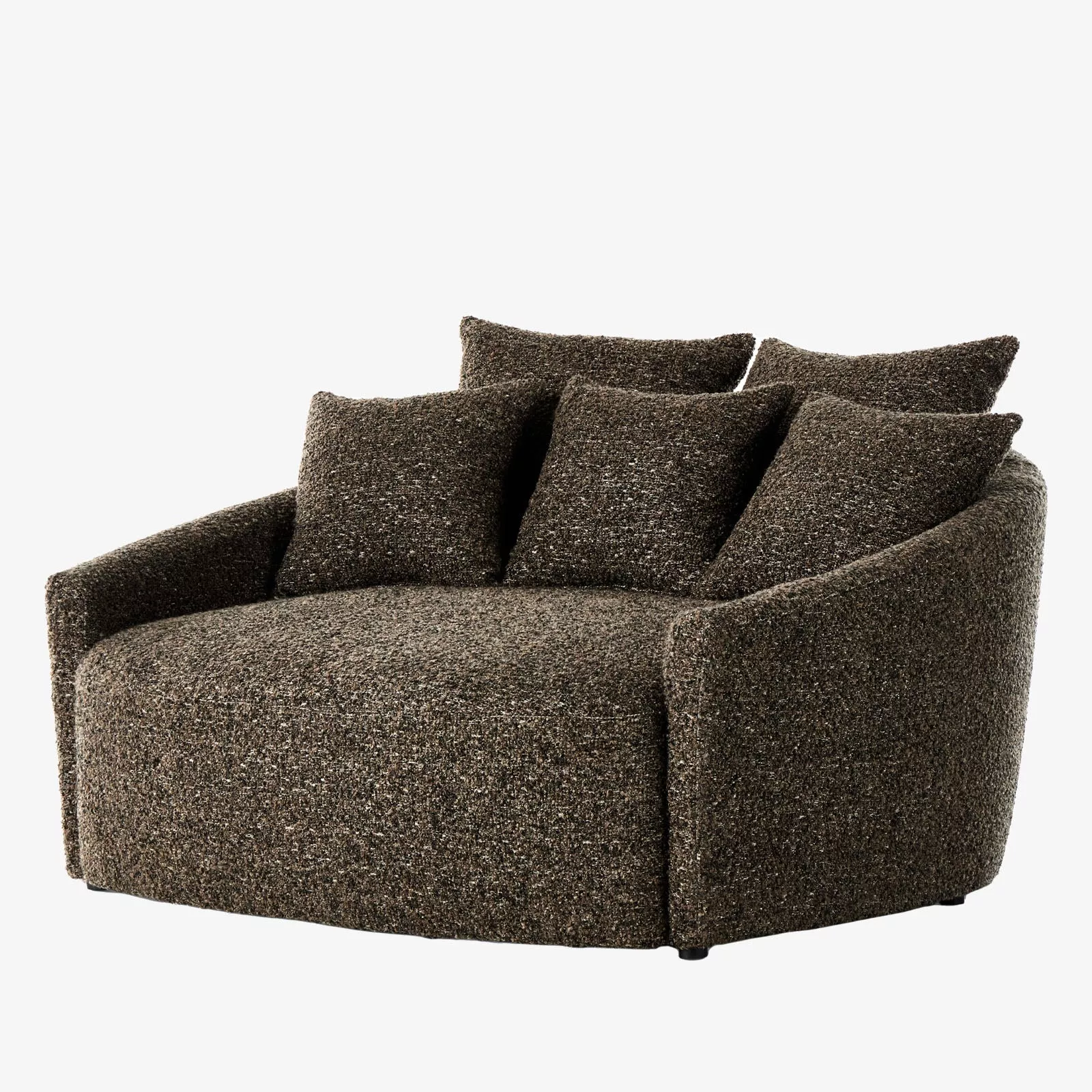 Four Hands Chloe Media Lounger in Ivan Granite