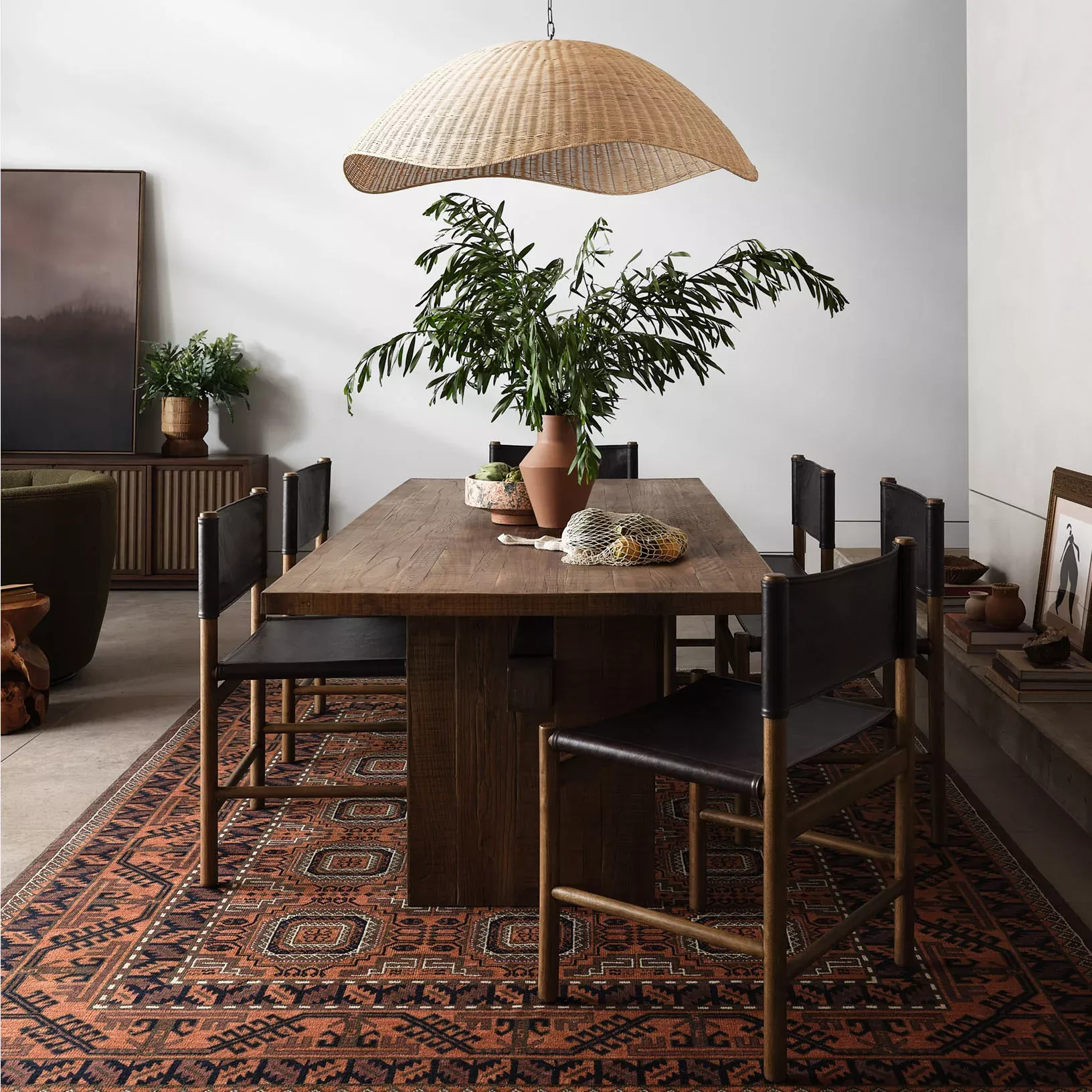 Four Hands Kena Dining Chair in Sonoma Black