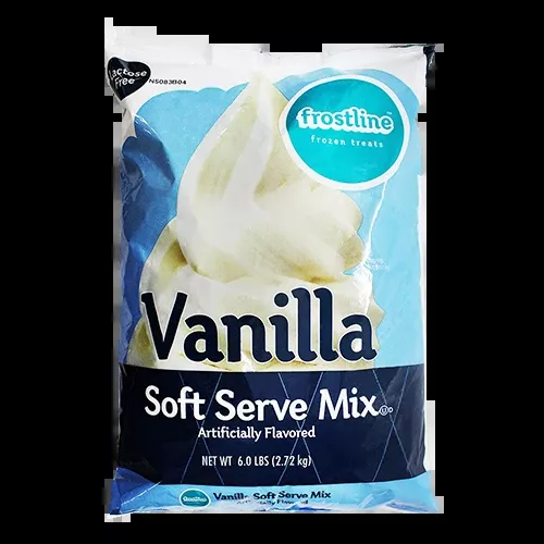Frostline Vanilla Soft Serve Mix - Bag (6 lbs)