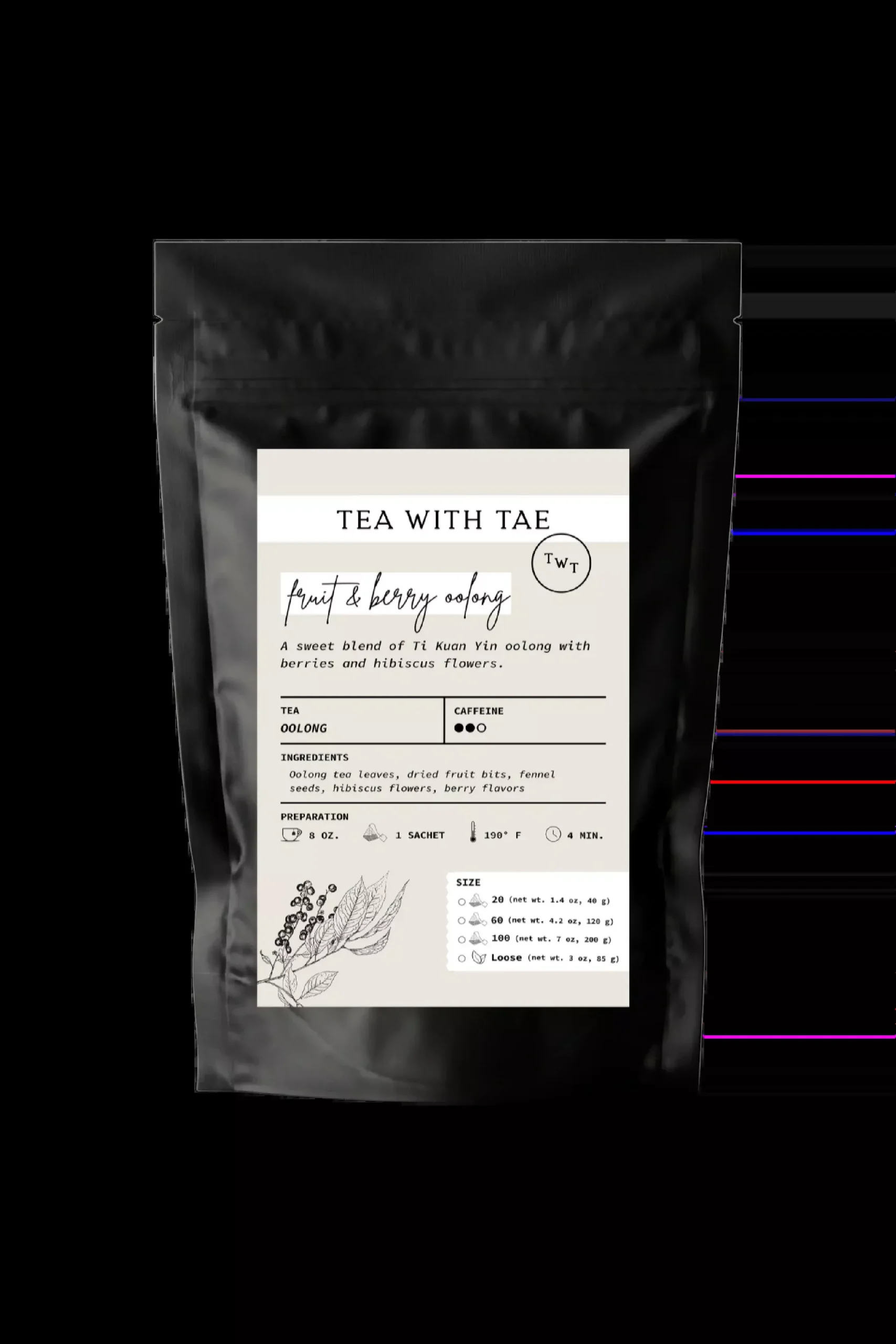 Fruit & Berry Oolong Tea Pouch