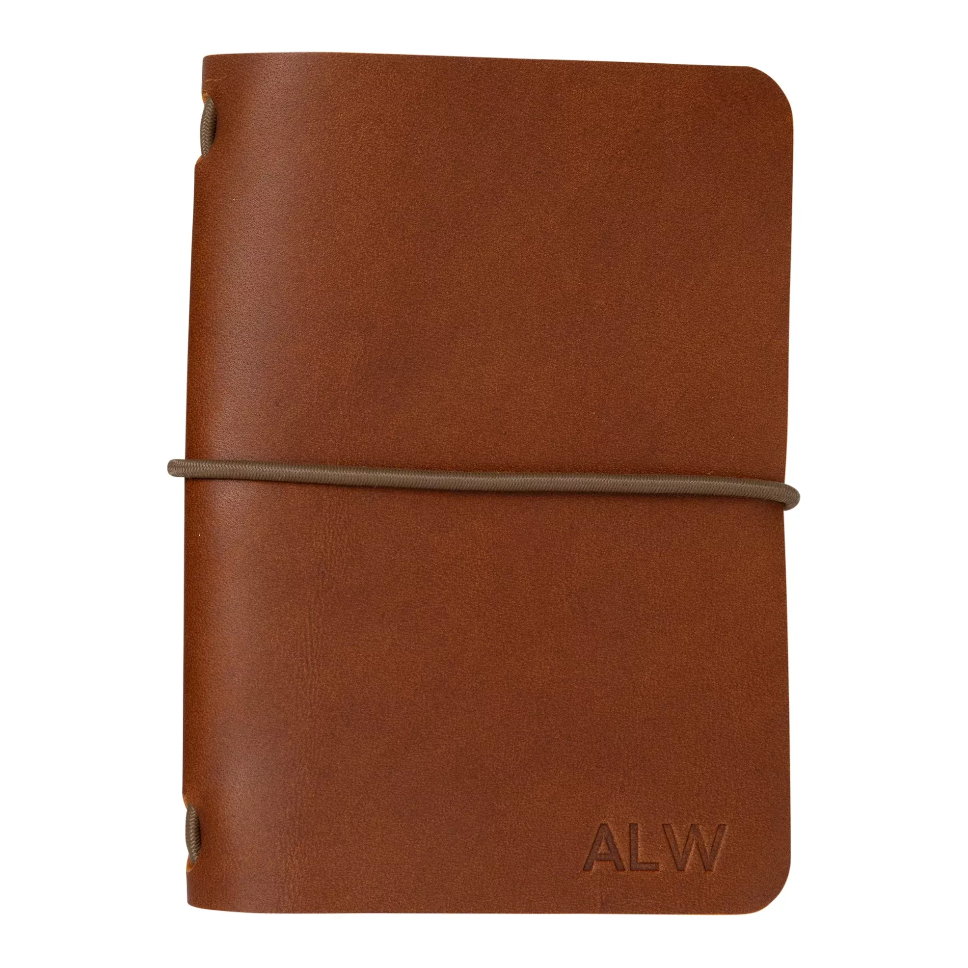 Full Grain Leather Refillable Golf Log Book
