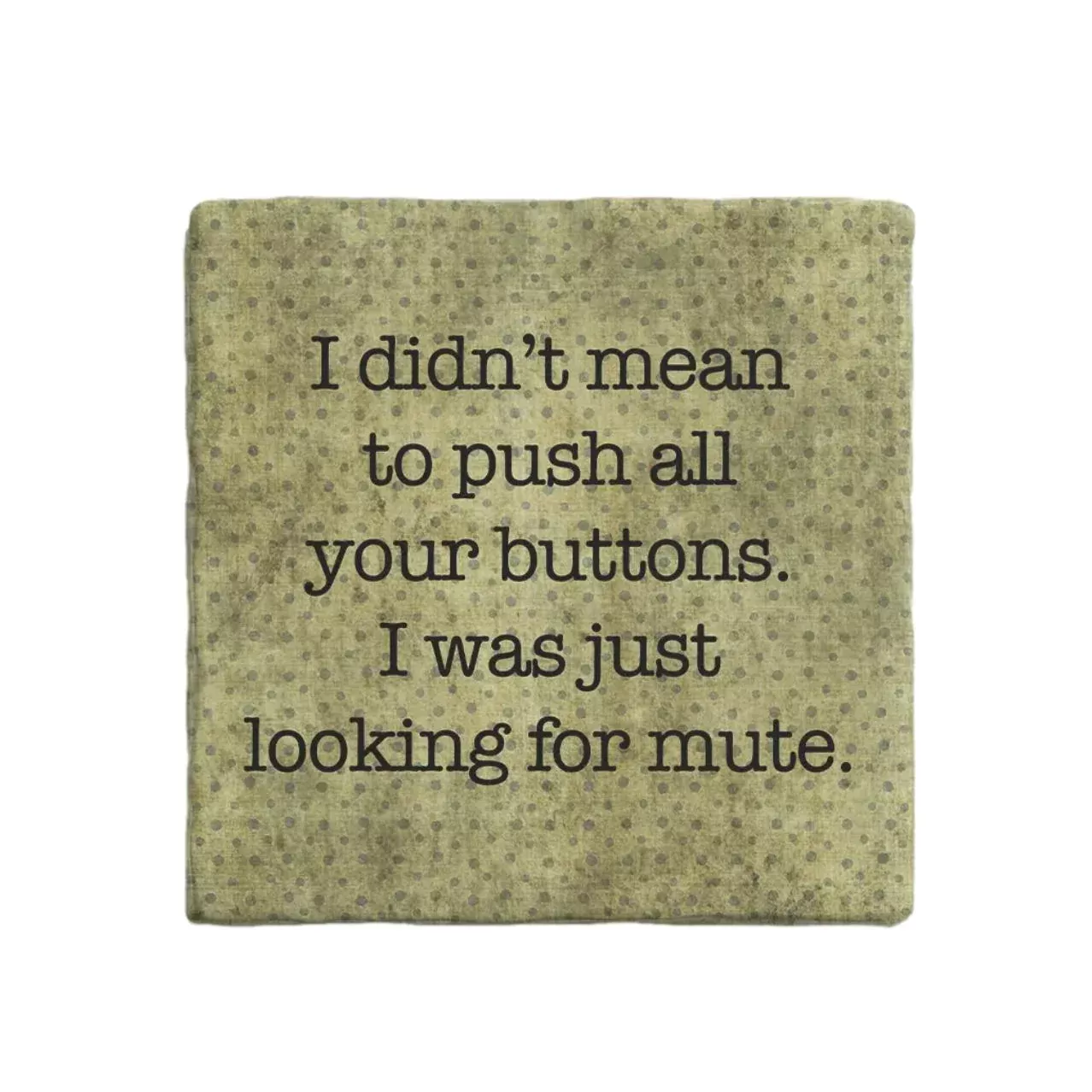 Funny Sayings Marble Coaster - Single