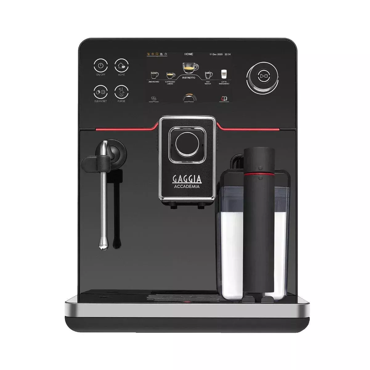 Gaggia Accademia Super Automatic Espresso Machine RI9781/46 (Black Glass)