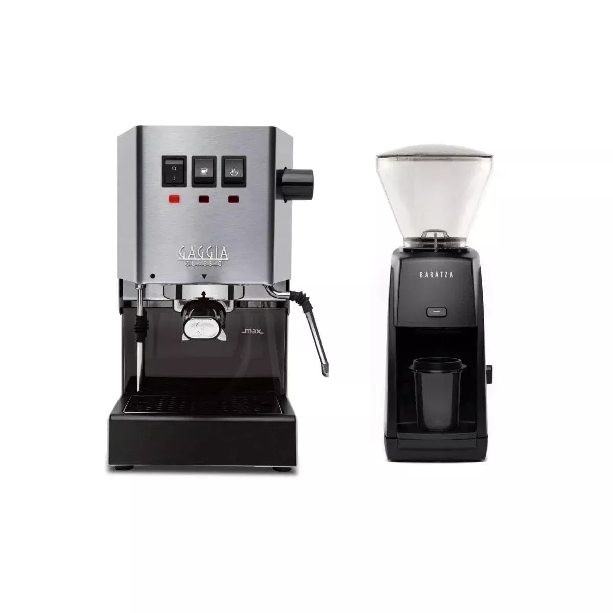 Gaggia Classic E24 Stainless Steel & Baratza Encore ESP Grinder Bundle
