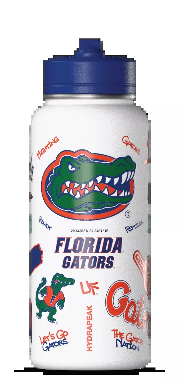 Gators 32oz Active Water Bottle with Straw Lid