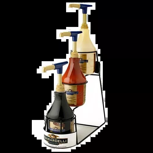 Ghirardelli 64oz Sauce Rack, for 3 bottles - 1 pc