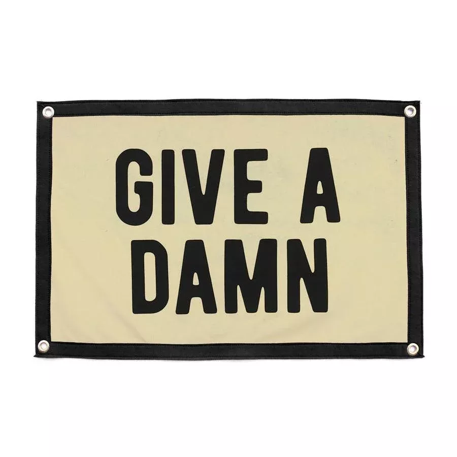 Give a Damn Camp Flag