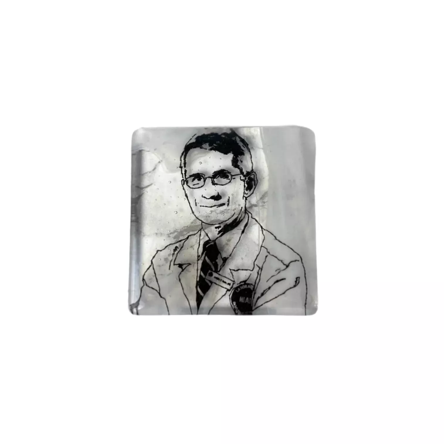 Glass Coaster - Dr. Anthony Fauci