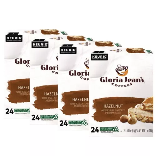 Gloria Jean's 5000330068 Coffee K-Cups - Hazelnut (96/Carton)