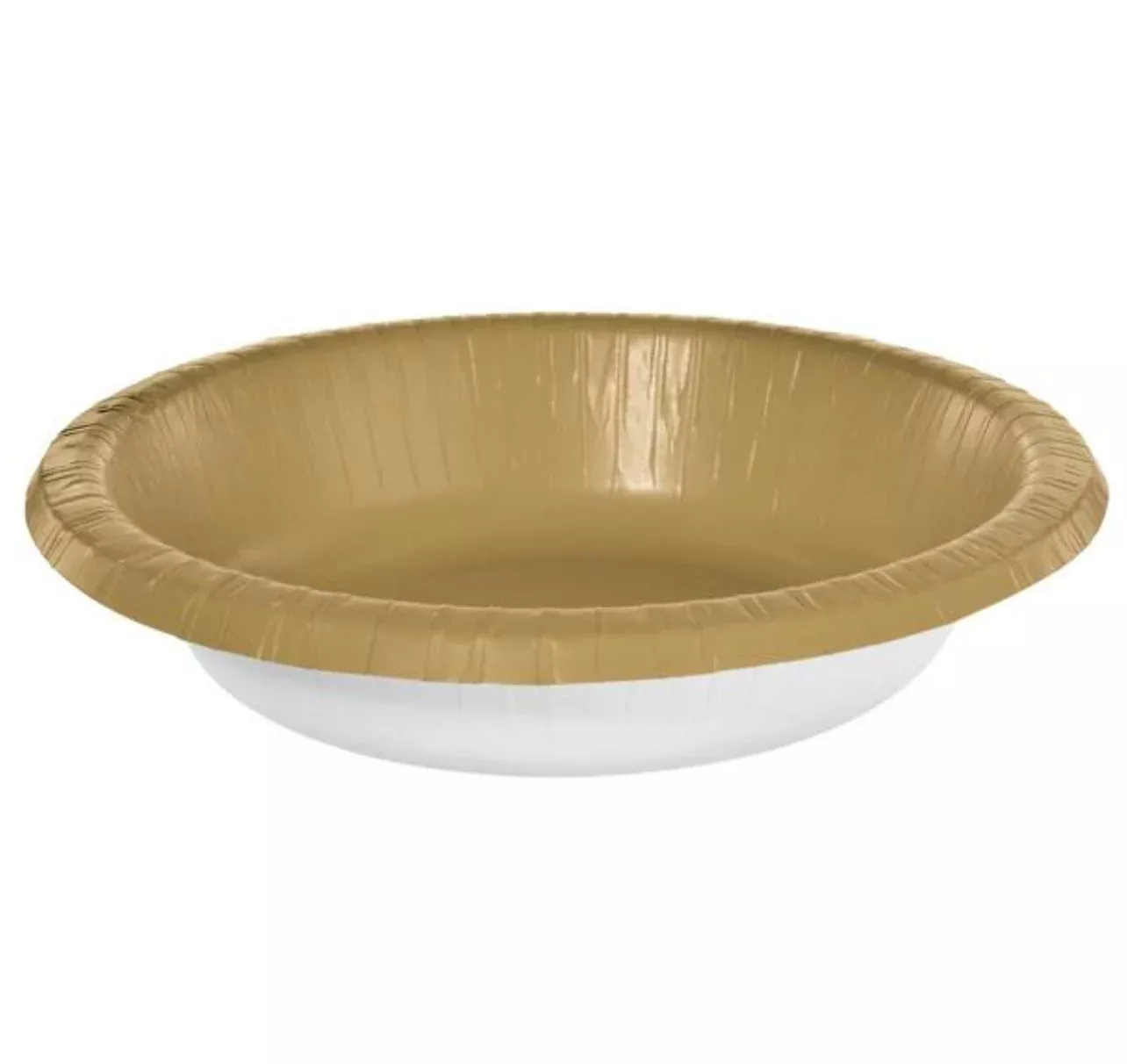 Gold Paper Bowls- 12oz. – Set of 20