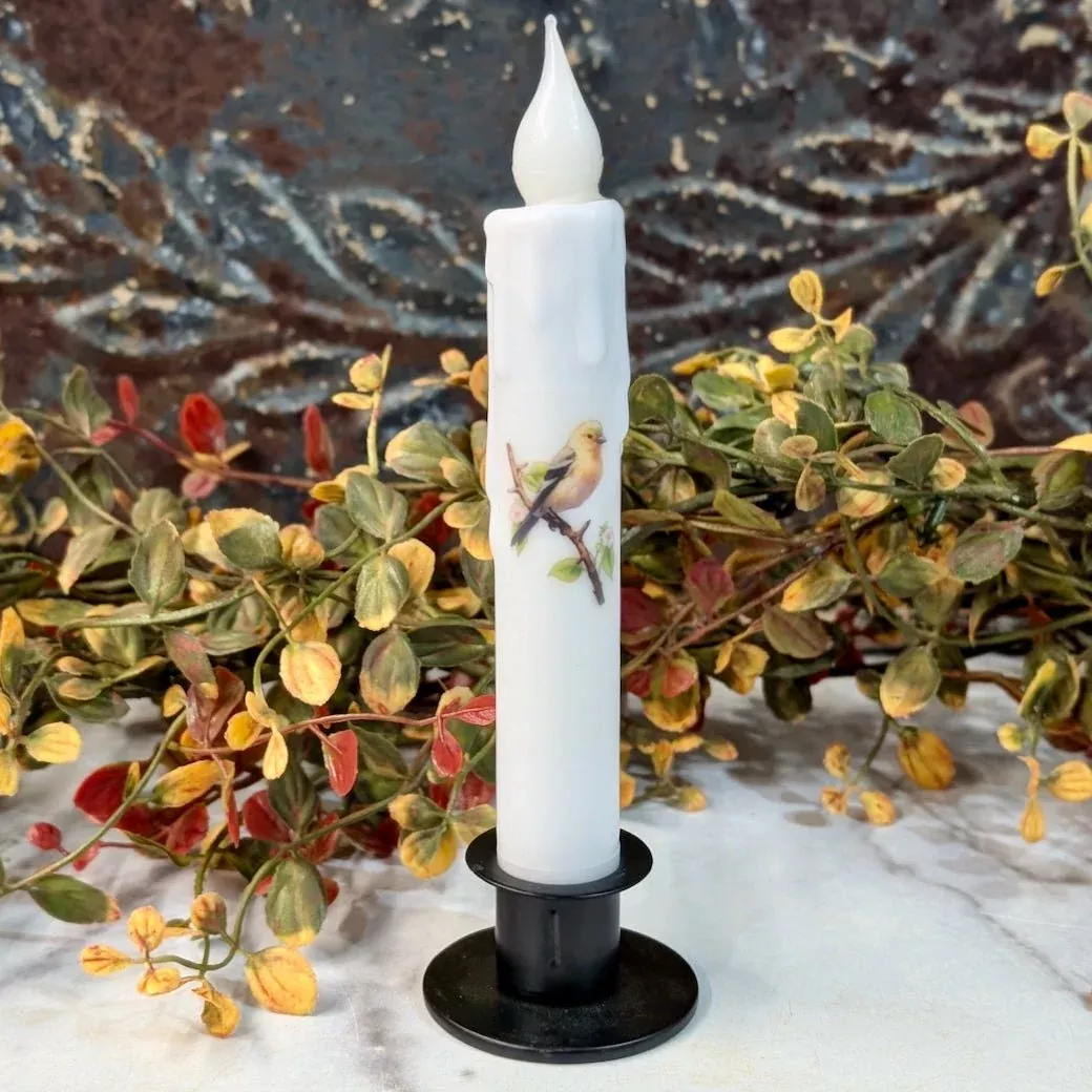 Goldfinch Battery Operated LED Taper Candle