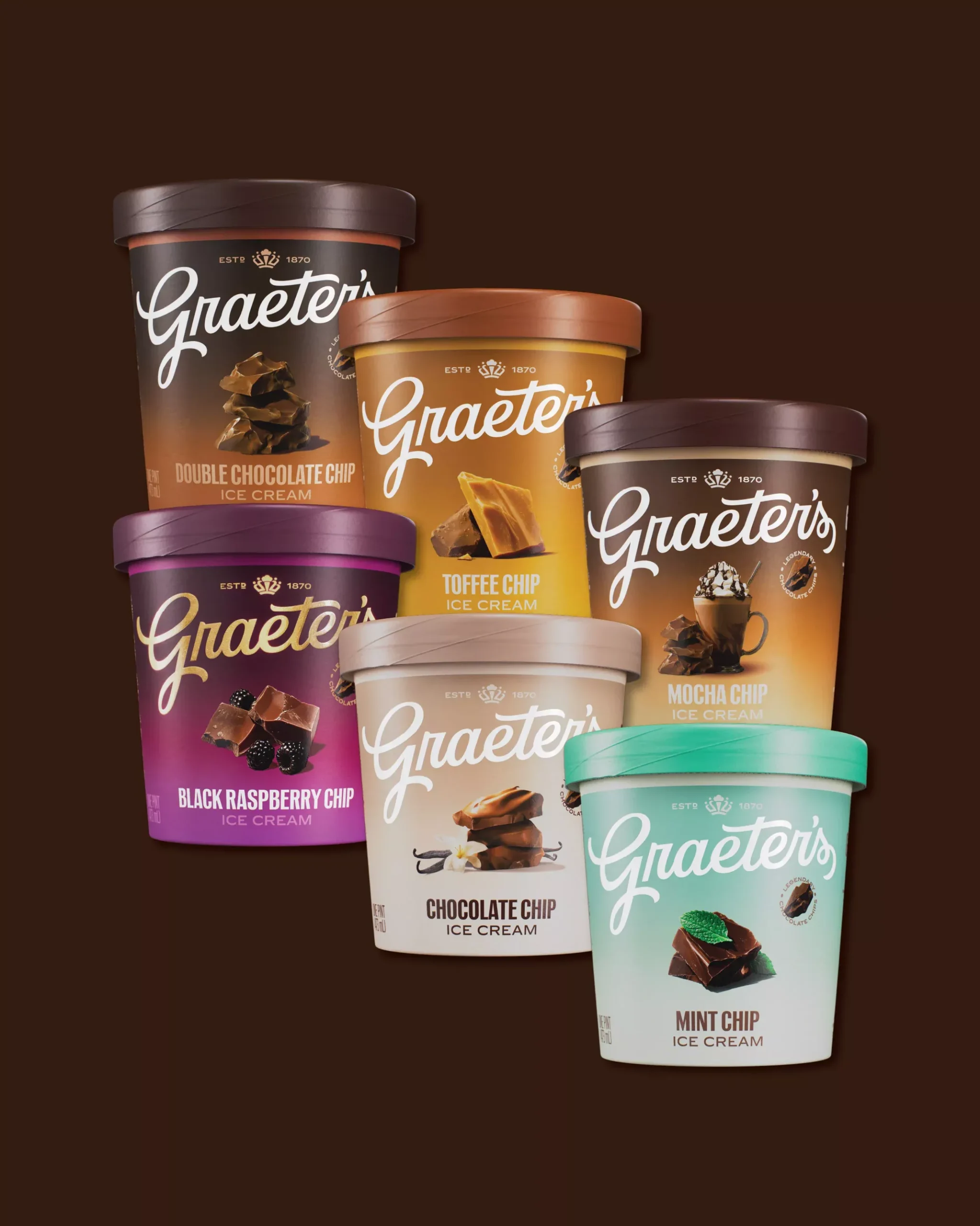 Graeter's Chip Selection Pints (6 or 12 Pack)