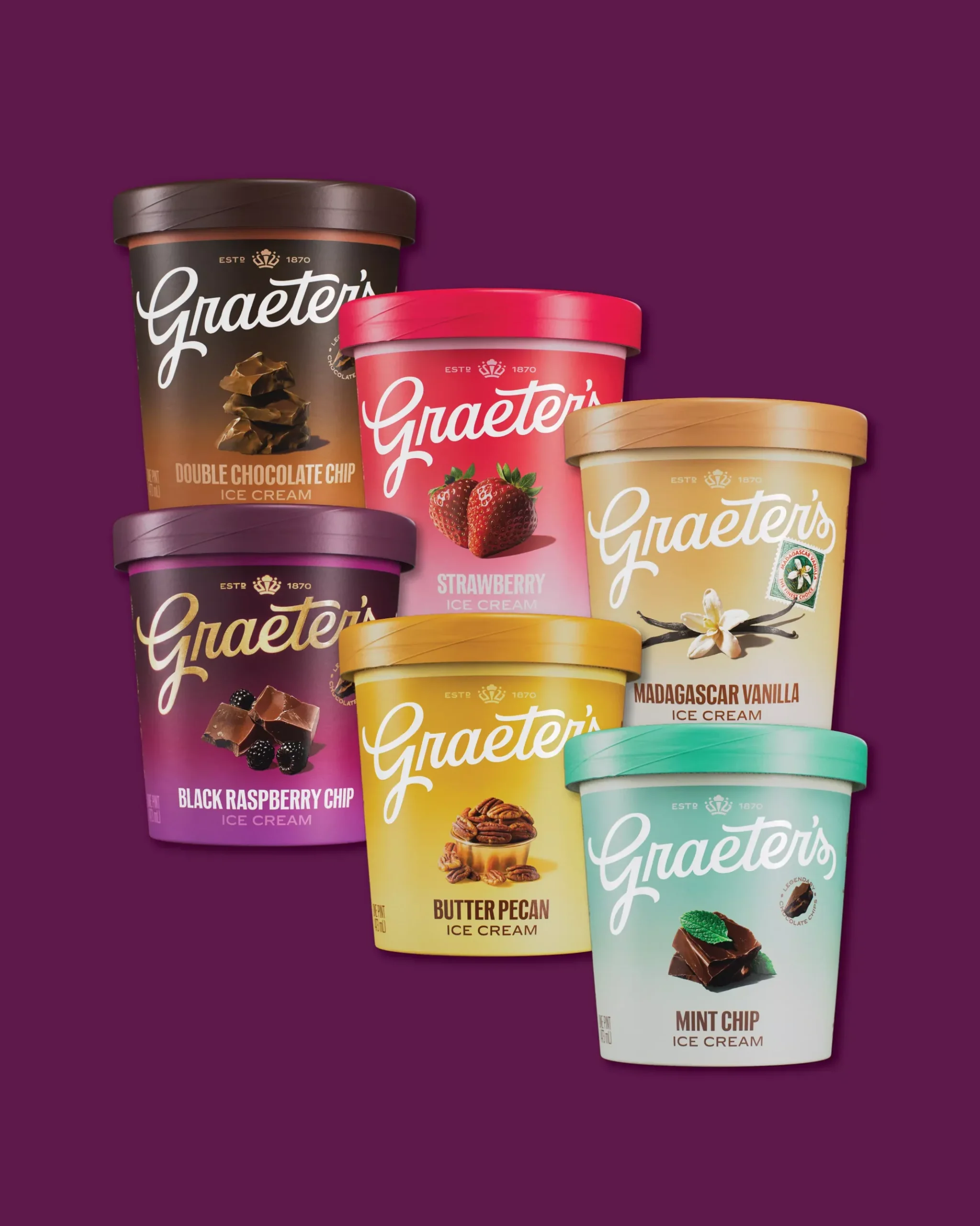 Graeter's Signature Selection Pints (6 or 12 Pack)