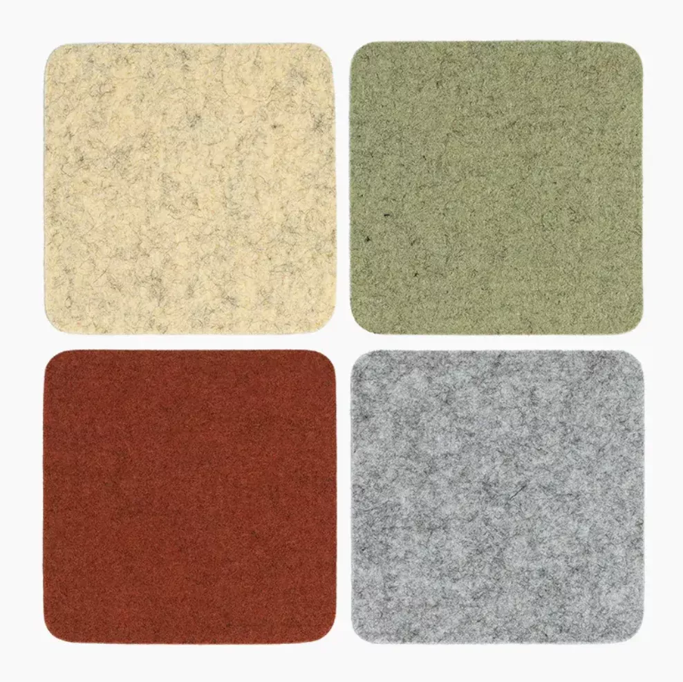 Graf Lantz Bierfilzl Square Felt Coaster – Ikebana – 4pk