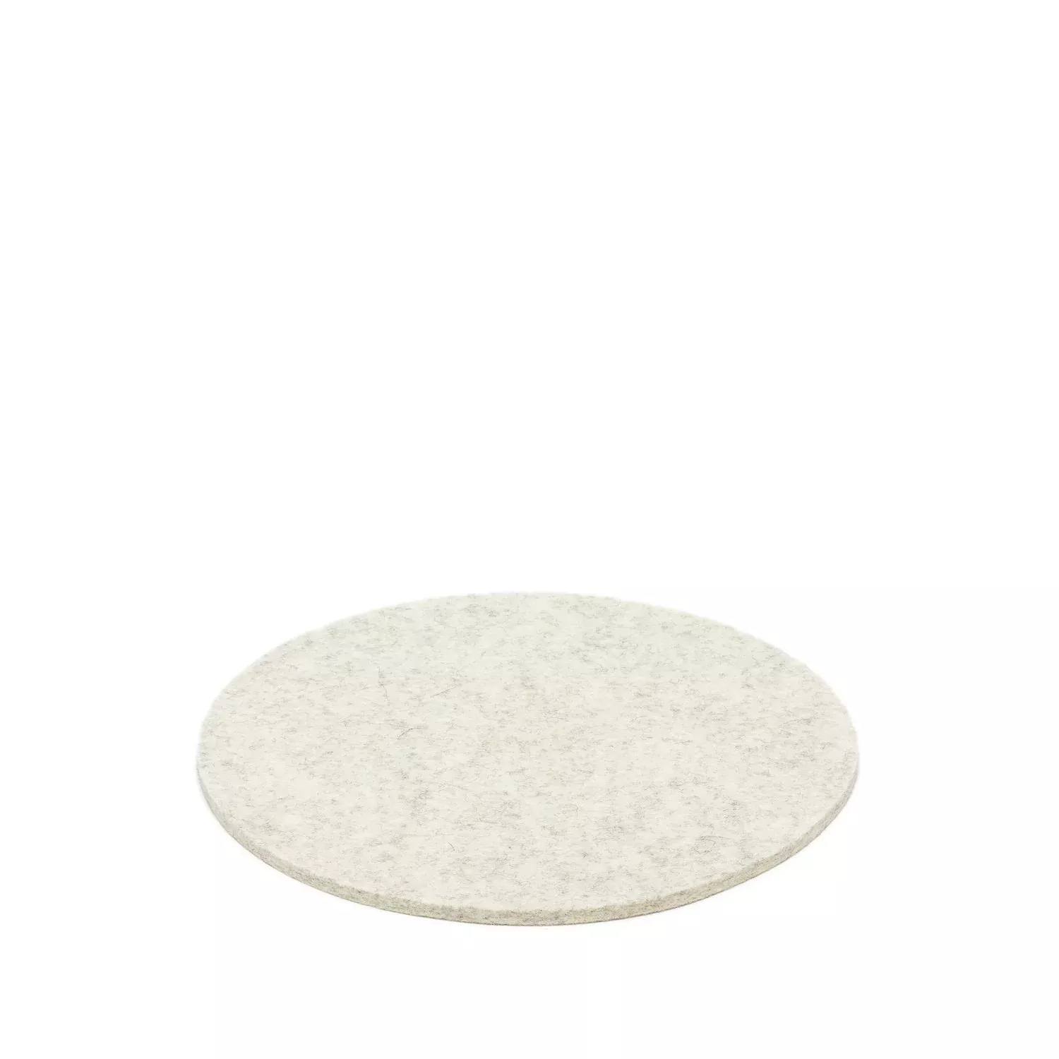 Graf Lantz Felt Round 8" Trivet – Heather White
